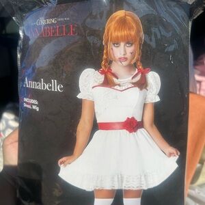 Annabelle Costume Dress with Wig